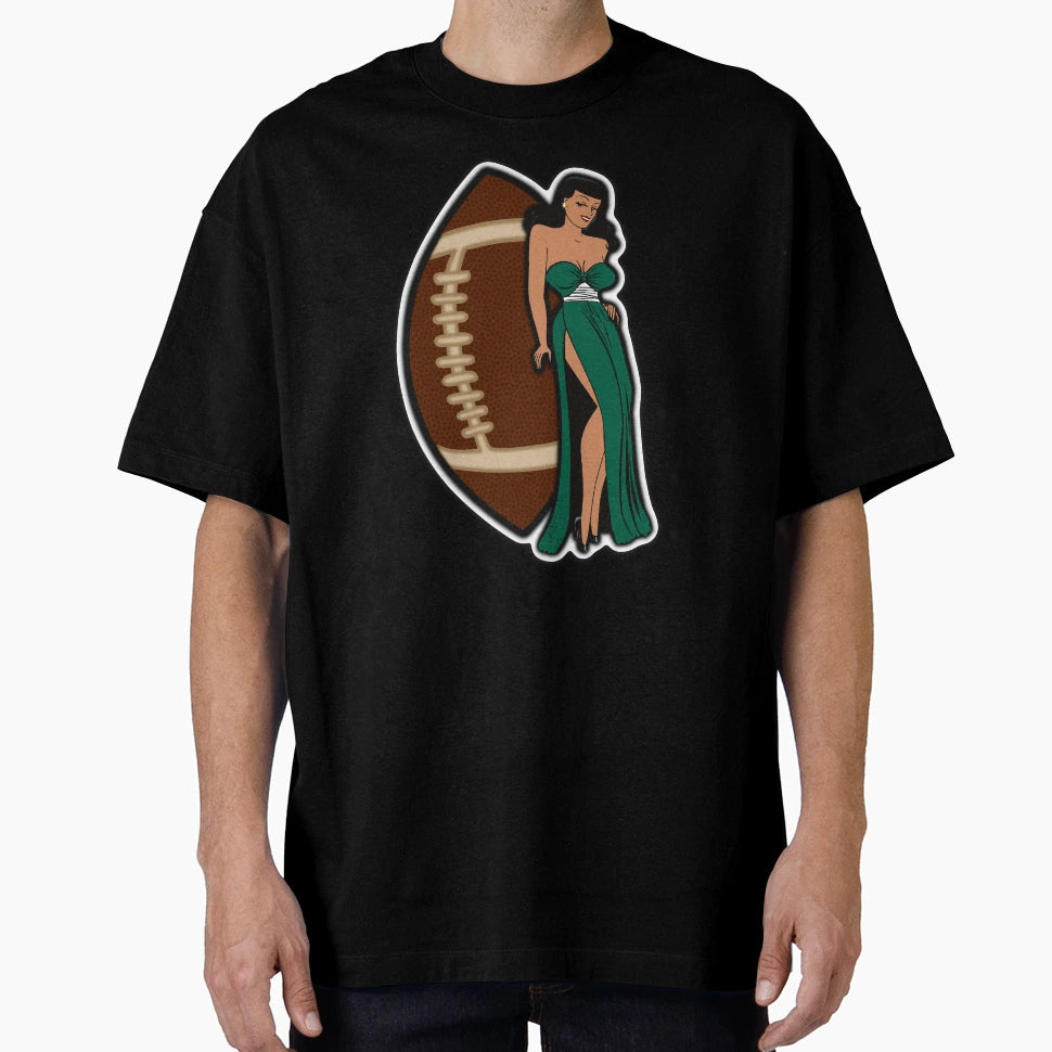 New York J Football Babe T-Shirt - Fun Novelty Design Unisex - T-Shirt, Sweatshirt, Hoodie
