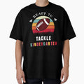 Ready To Tackle Kindergarten Football T-Shirt - Minimalist Print Unisex - T-Shirt, Sweatshirt, Hoodie