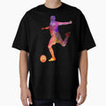 Soccer Football Player 03 T-Shirt - Aesthetic Graphic for Adults - T-Shirt, Sweatshirt, Hoodie