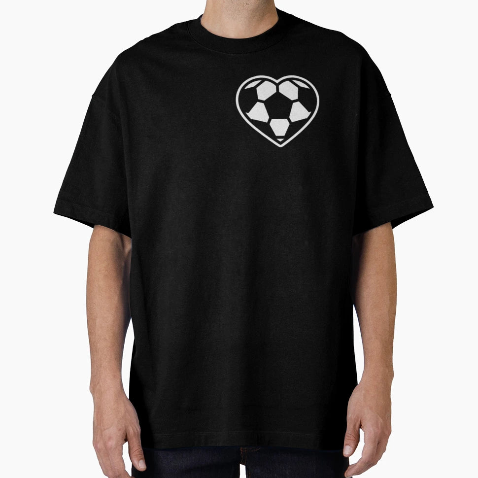 Football Soccer Love Theme Gift Gamer T-Shirt - Custom Art Print Unisex - T-Shirt, Sweatshirt, Hoodie