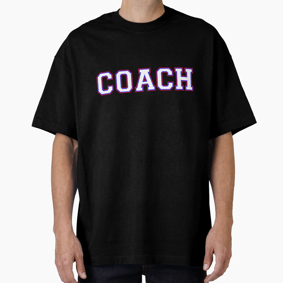 Coach Red White And Blue T-Shirt - Graphic Print for Adults - T-Shirt, Sweatshirt, Hoodie