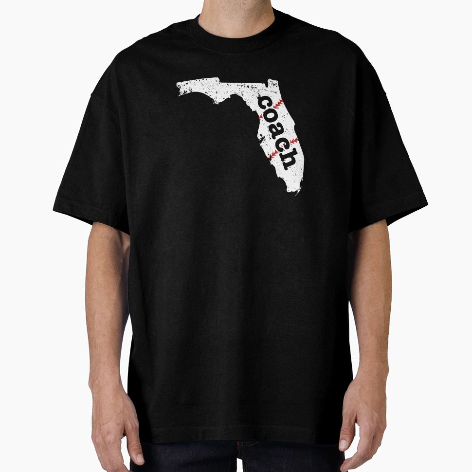 Florida Baseball Coach Softball Coach T-Shirt - Novelty Apparel Unisex - T-Shirt, Sweatshirt, Hoodie