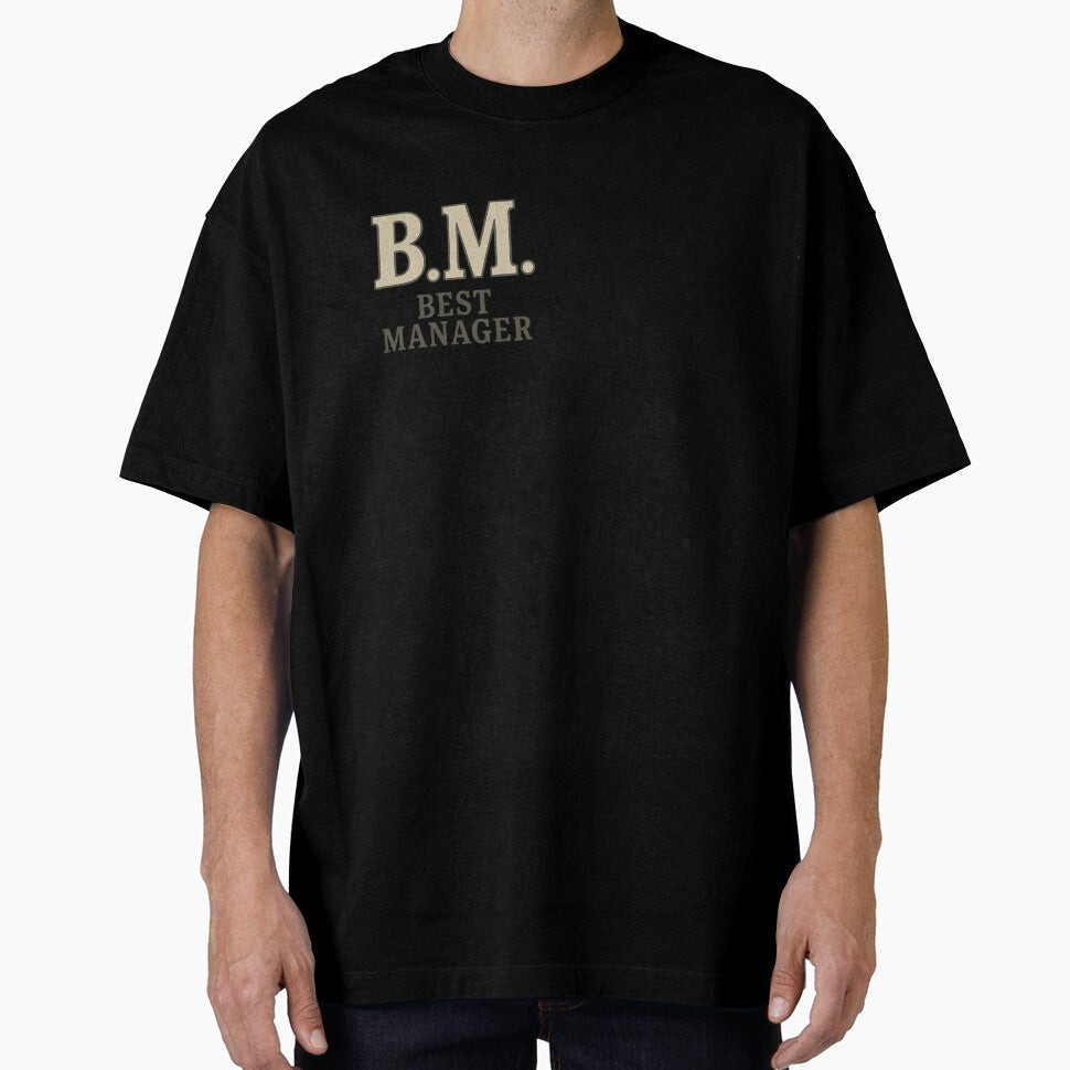 Best Manager Bold Statement by BB Design Garage - Adult & Kids T-Shirts, Sweatshirts & Hoodies apparel design preview 1