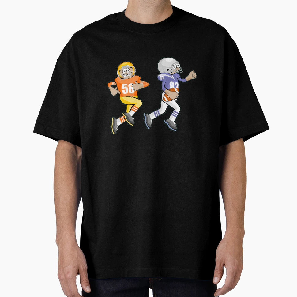 American Football Cartoon 35 41 T-Shirt - Trendy Graphic Unisex - T-Shirt, Sweatshirt, Hoodie