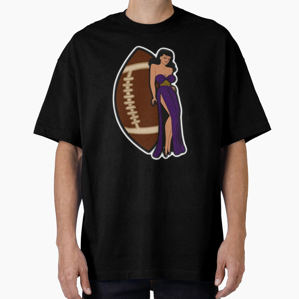 Baltimore Football Babe T-Shirt - Streetwear Style Men Women - T-Shirt, Sweatshirt, Hoodie