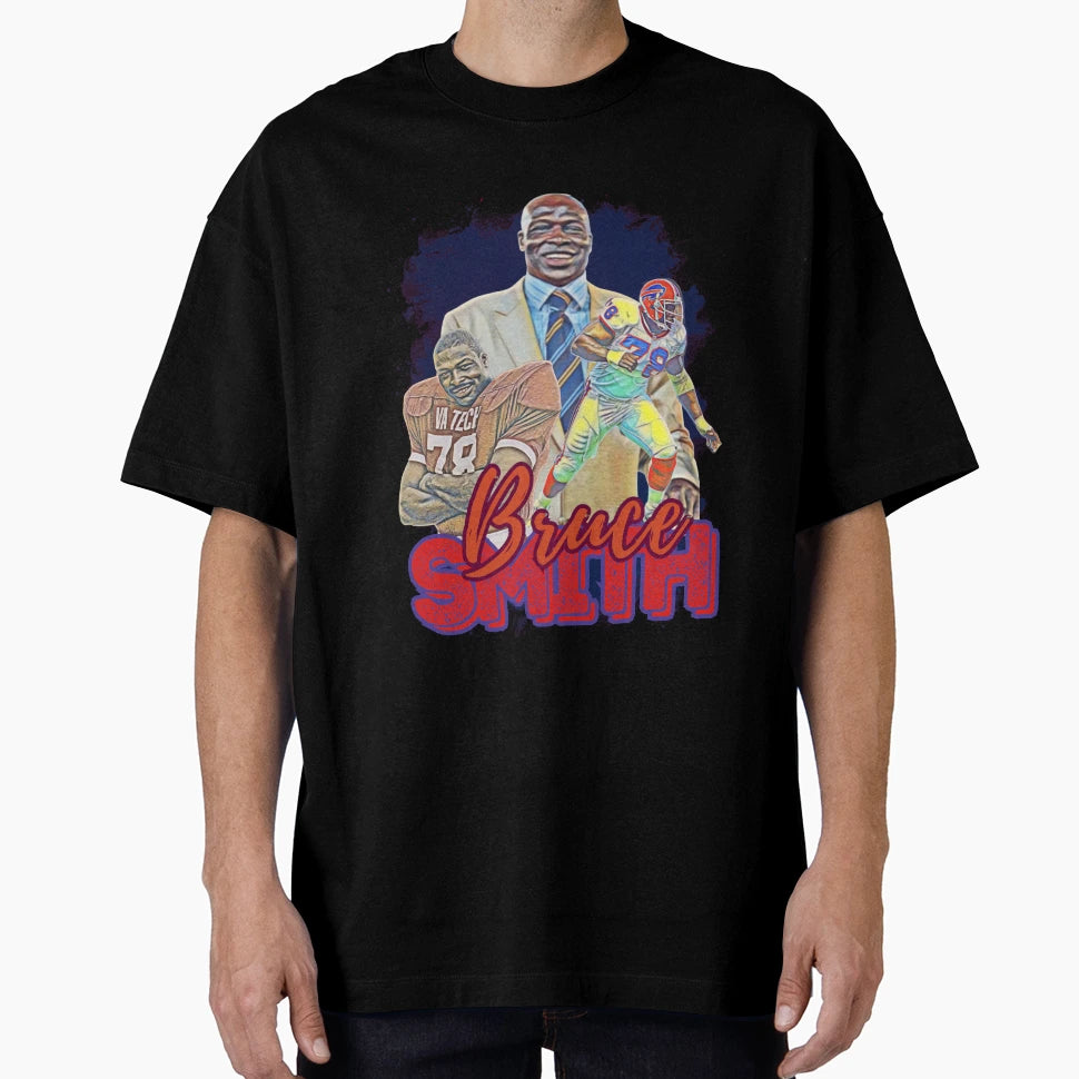 Bruce Smith Fan Art T-Shirt - Trendy Graphic Men Women - T-Shirt, Sweatshirt, Hoodie