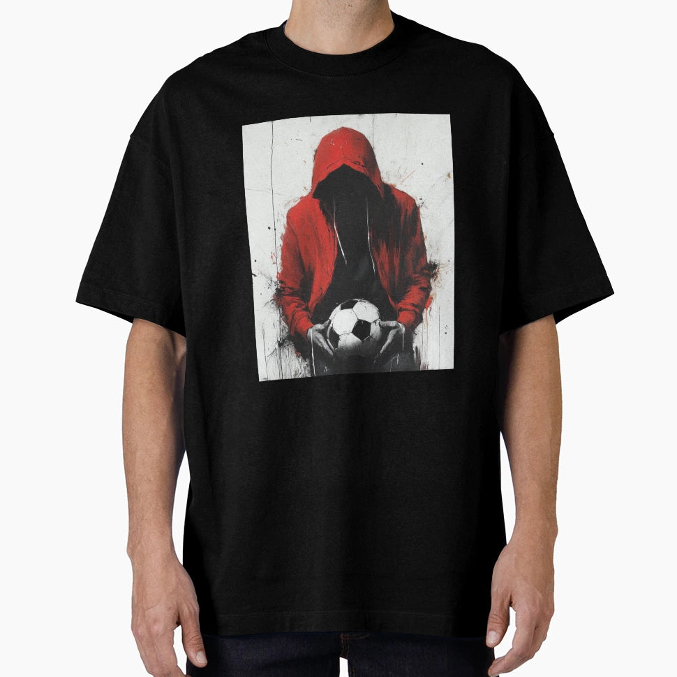 Red Teen Football Hoodie - Trendy Graphic Unisex - T-Shirt, Sweatshirt, Hoodie