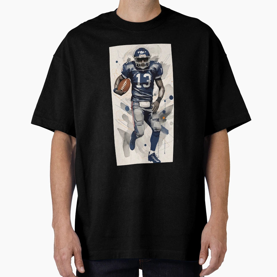 Football Player T-Shirt - Custom Art Print for Adults - T-Shirt, Sweatshirt, Hoodie
