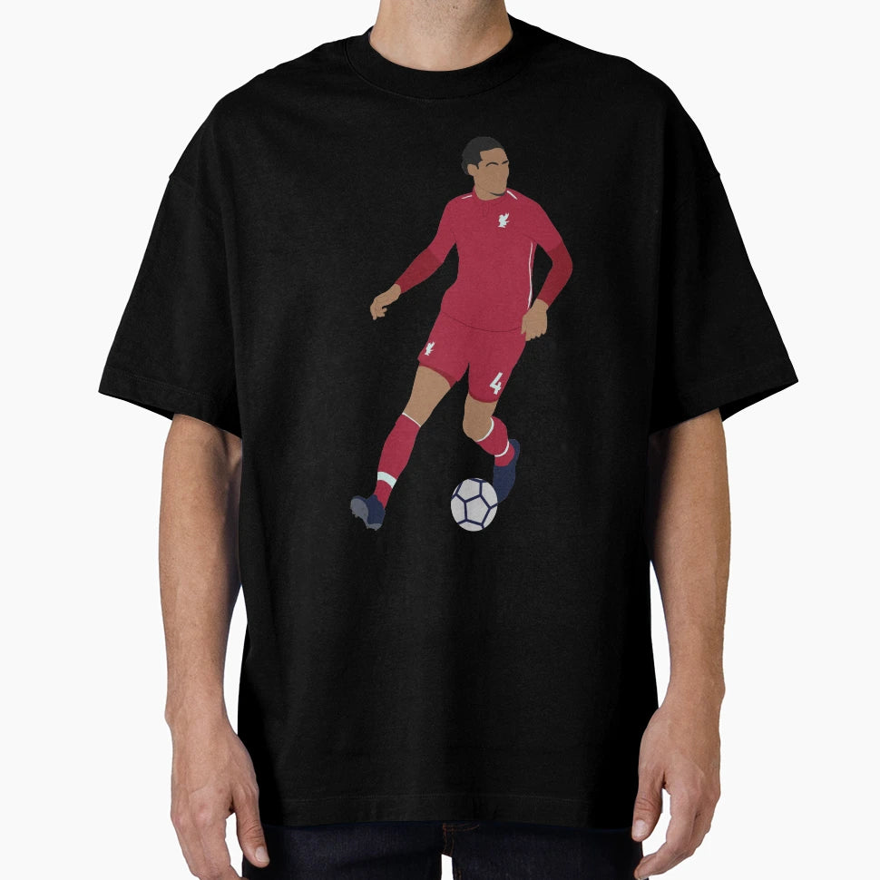 Virgil Van Dijk T-Shirt - Aesthetic Graphic Unisex - T-Shirt, Sweatshirt, Hoodie