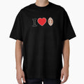 I Love Football T-Shirt - Minimalist Print Unisex - T-Shirt, Sweatshirt, Hoodie