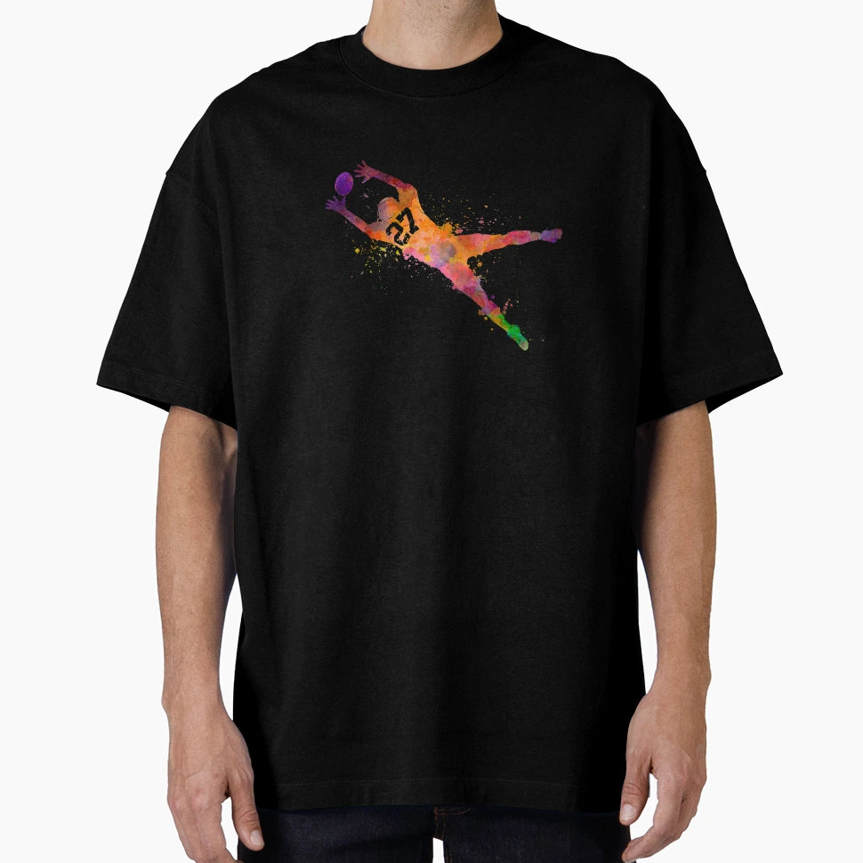 American Football Player Catching T-Shirt - Graphic Print Men Women - T-Shirt, Sweatshirt, Hoodie