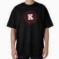 Monogram K Red Spike Logo T-Shirt - Fun Novelty Design Unisex - T-Shirt, Sweatshirt, Hoodie