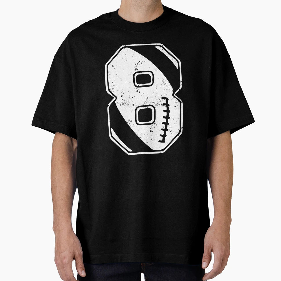 Football 8 T-Shirt - Fun Novelty Design for Adults - T-Shirt, Sweatshirt, Hoodie