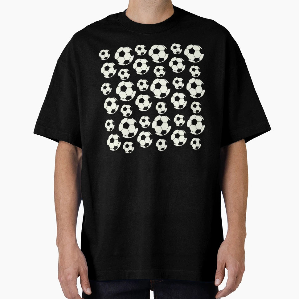 Football Soccer Balls Theme Gifts T-Shirt - Minimalist Print for Adults - T-Shirt, Sweatshirt, Hoodie