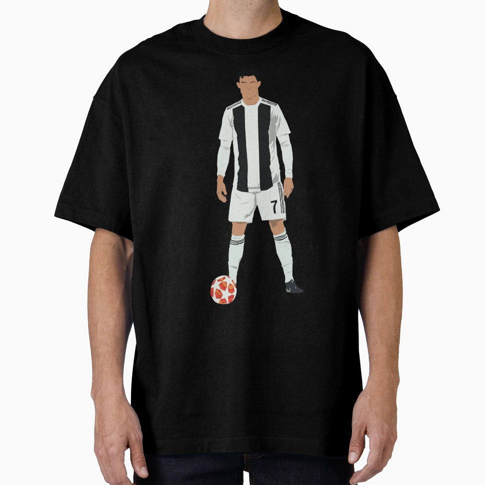 Ronaldo Stance T-Shirt - Minimalist Print for Adults - T-Shirt, Sweatshirt, Hoodie