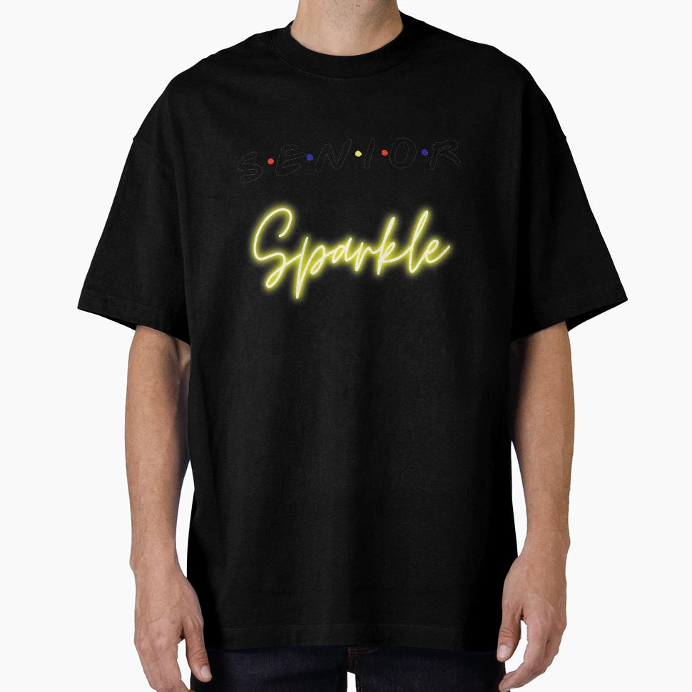 Senior Sparkle T-Shirt - Minimalist Print for Adults - T-Shirt, Sweatshirt, Hoodie
