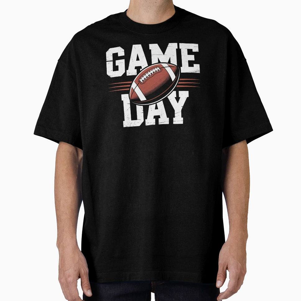 Game Day Football Distressed Sports T-Shirt - Trendy Graphic Men Women - T-Shirt, Sweatshirt, Hoodie