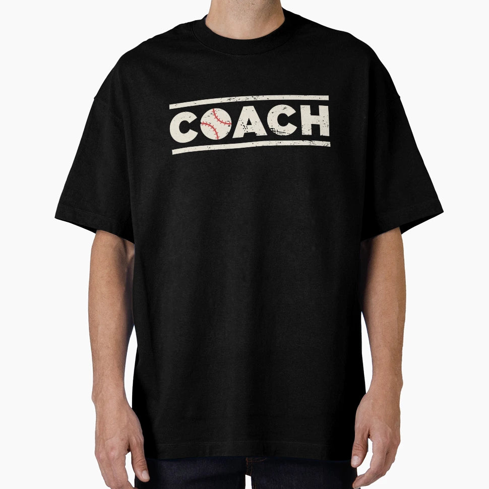 Baseball Coach Tees T-Shirt - Custom Art Print for Adults - T-Shirt, Sweatshirt, Hoodie