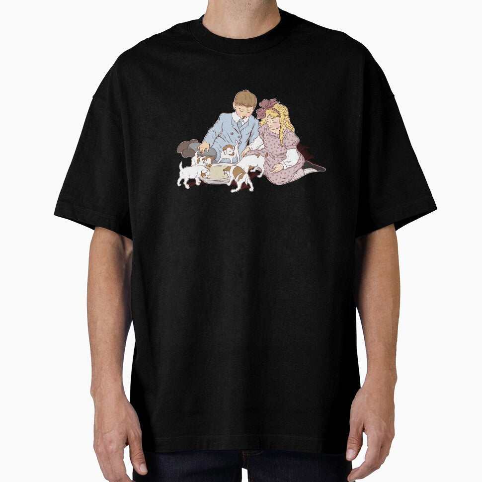 Puppy love by Claudia Burns - Adult & Kids T-Shirts, Sweatshirts & Hoodies apparel design preview 1