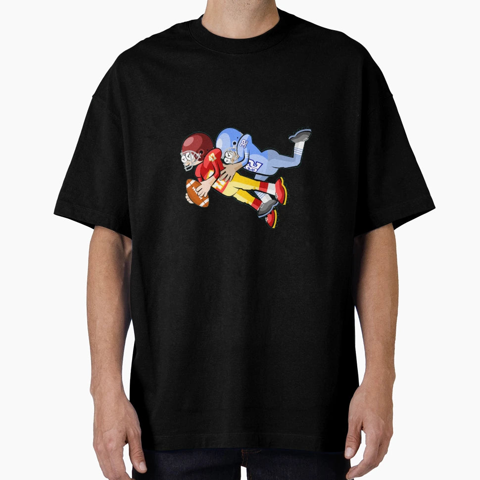 American Football Cartoon 12 41 T-Shirt - Novelty Apparel for Adults - T-Shirt, Sweatshirt, Hoodie