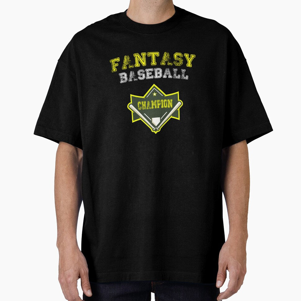 Fantasy Baseball Champion by drwigglebutts - Adult & Kids T-Shirts, Sweatshirts & Hoodies apparel design preview 1