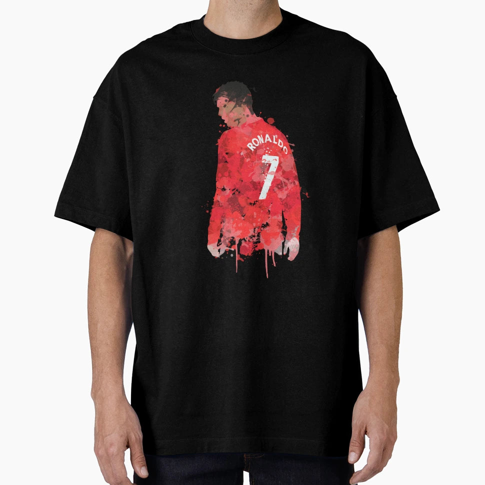 Cristiano Ronaldo Manchester United T-Shirt - Streetwear Style for Adults - T-Shirt, Sweatshirt, Hoodie