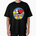 I Love Football Pop T-Shirt - Custom Art Print for Adults - T-Shirt, Sweatshirt, Hoodie