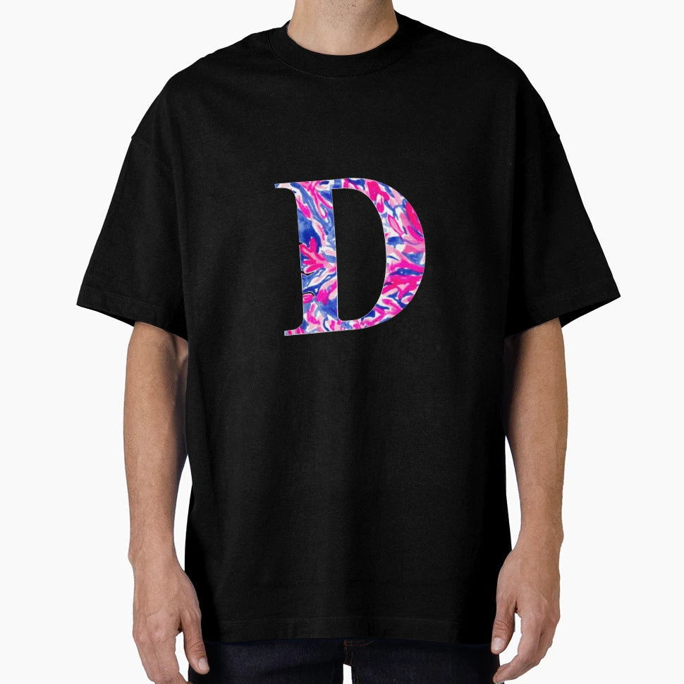 Letter D T-Shirt - Trendy Graphic for Adults - T-Shirt, Sweatshirt, Hoodie
