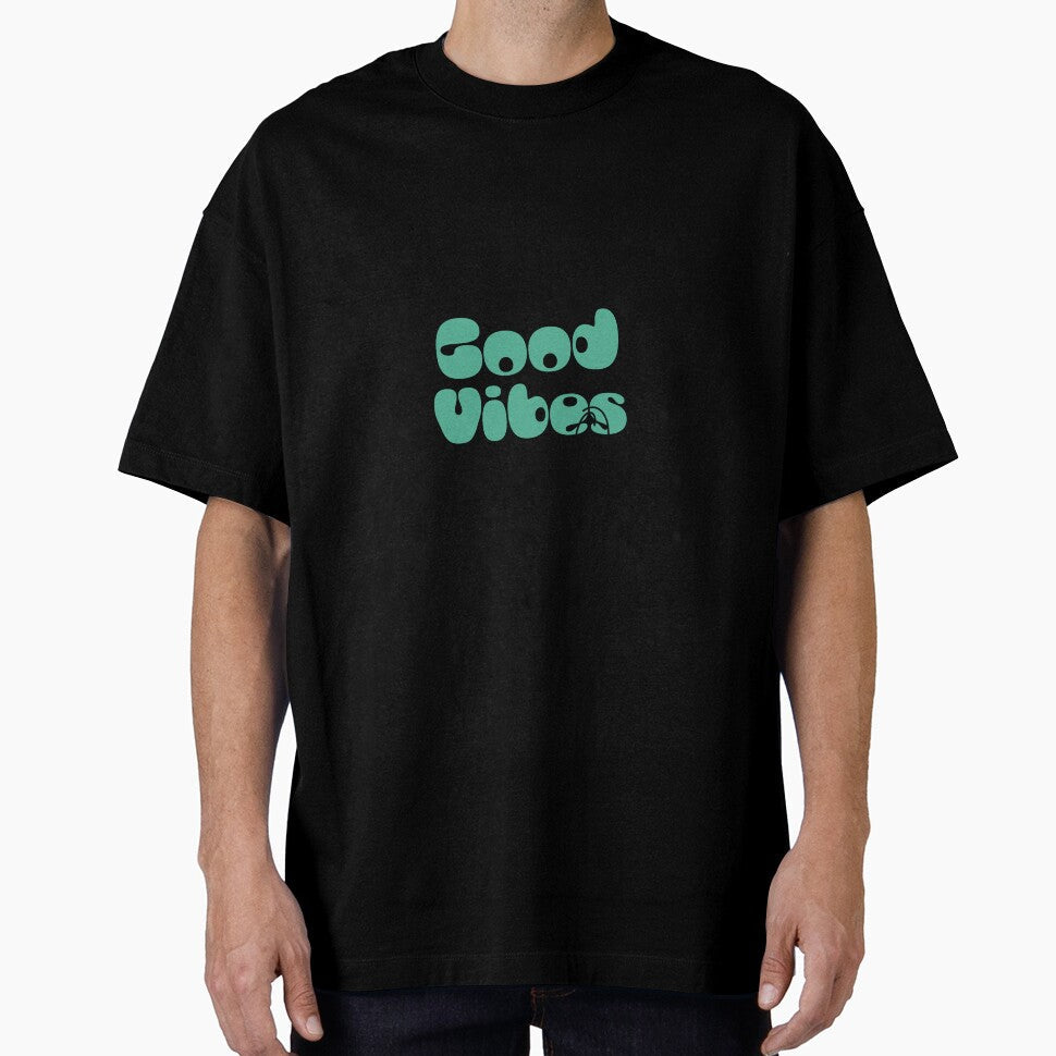 Good Vibes Only Minimal Typographic by pixans - Adult & Kids T-Shirts, Sweatshirts & Hoodies apparel design preview 1