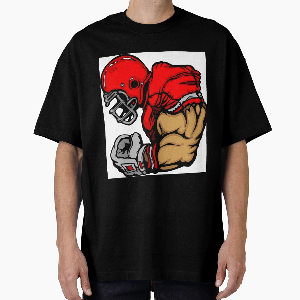 American Football Player T-Shirt - Custom Art Print for Adults - T-Shirt, Sweatshirt, Hoodie