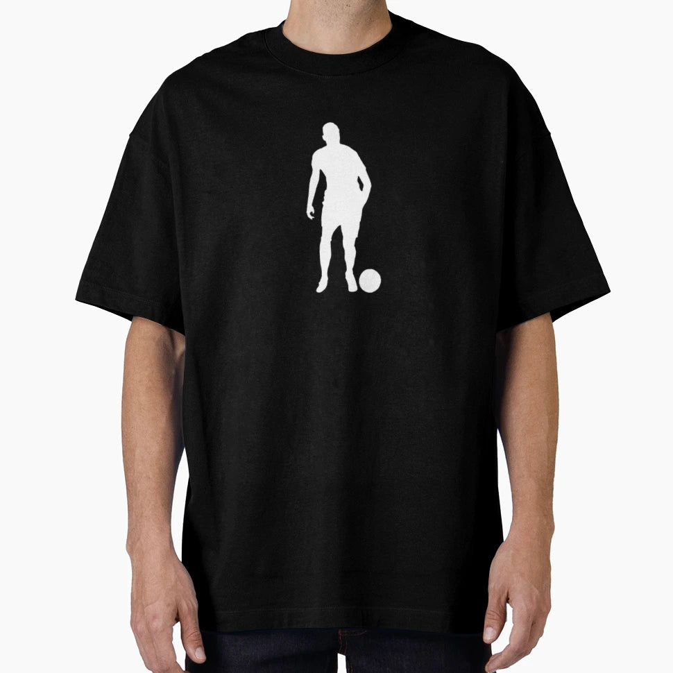 Red And White Player Icon Soccer Logo T-Shirt - Graphic Print Men Women - T-Shirt, Sweatshirt, Hoodie