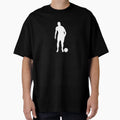 Red And White Player Icon Soccer Logo T-Shirt - Graphic Print Men Women - T-Shirt, Sweatshirt, Hoodie