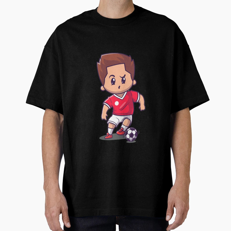 Playing Soccer Vector T-Shirt - Streetwear Style Men Women - T-Shirt, Sweatshirt, Hoodie