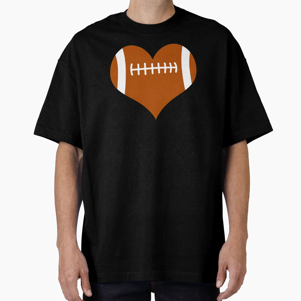 I Love American Football Sports Athlete T-Shirt - Graphic Print Men Women - T-Shirt, Sweatshirt, Hoodie