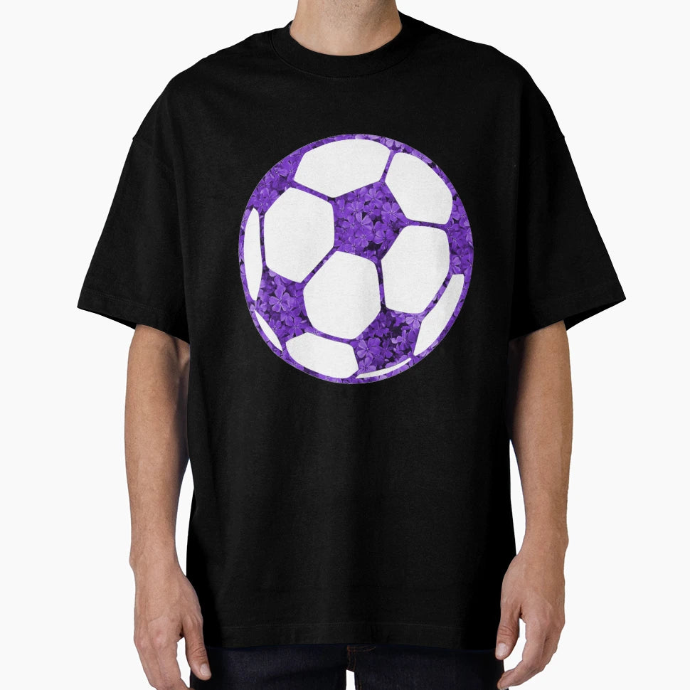 Flower Soccer Ball T-Shirt - Fun Novelty Design Unisex - T-Shirt, Sweatshirt, Hoodie