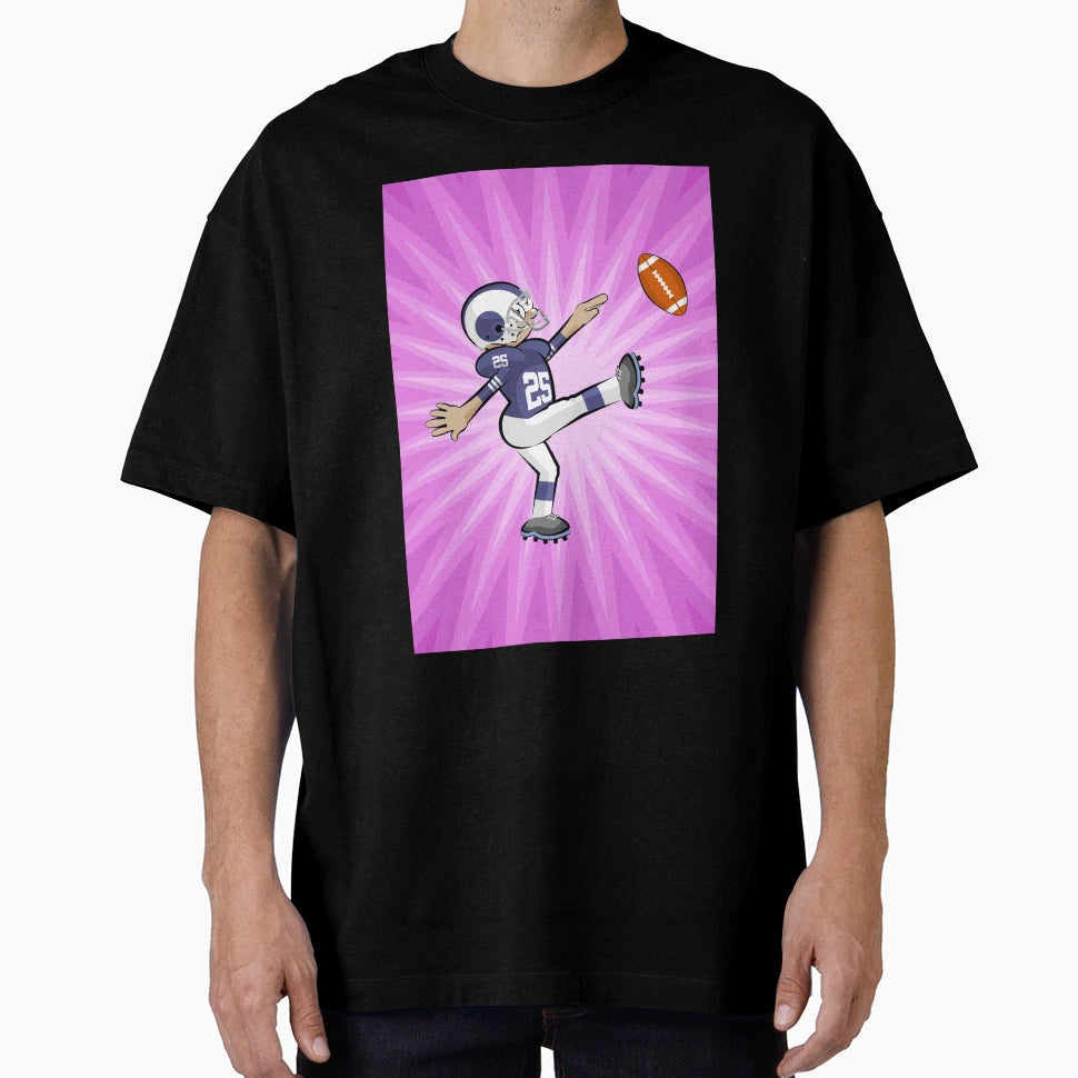 American Football Kicking Ball T-Shirt - Trendy Graphic Men Women - T-Shirt, Sweatshirt, Hoodie