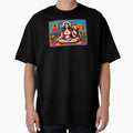 Retro Zen Girl Doggy by CountryBreezes - Adult & Kids T-Shirts, Sweatshirts & Hoodies apparel design preview 1