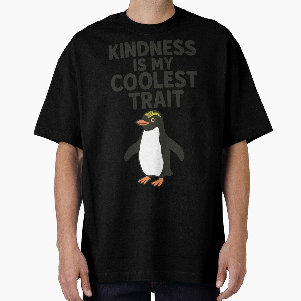 Kindness Penguin Quote Uplifting Animal Art is My - Adult & Kids T-Shirts, Sweatshirts & Hoodies apparel design preview 1