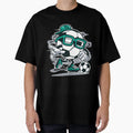 Football Soccer Is Life Cartoon Character T-Shirt - Graphic Print Unisex - T-Shirt, Sweatshirt, Hoodie