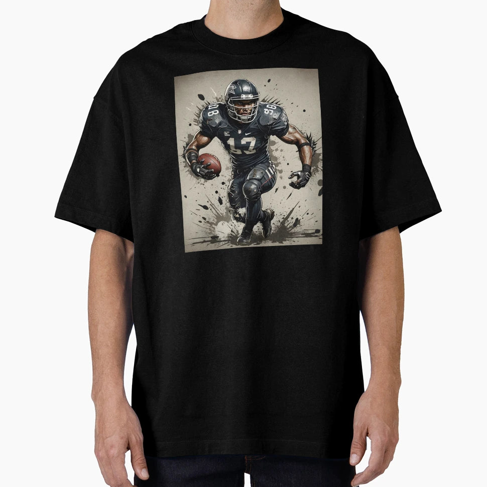 Gridiron Fury Punk American Football T-Shirt - Casual Everyday Wear Unisex - T-Shirt, Sweatshirt, Hoodie