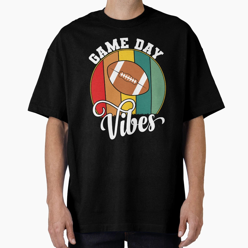 Game Day Vibes American Football T-Shirt - Casual Everyday Wear for Adults - T-Shirt, Sweatshirt, Hoodie