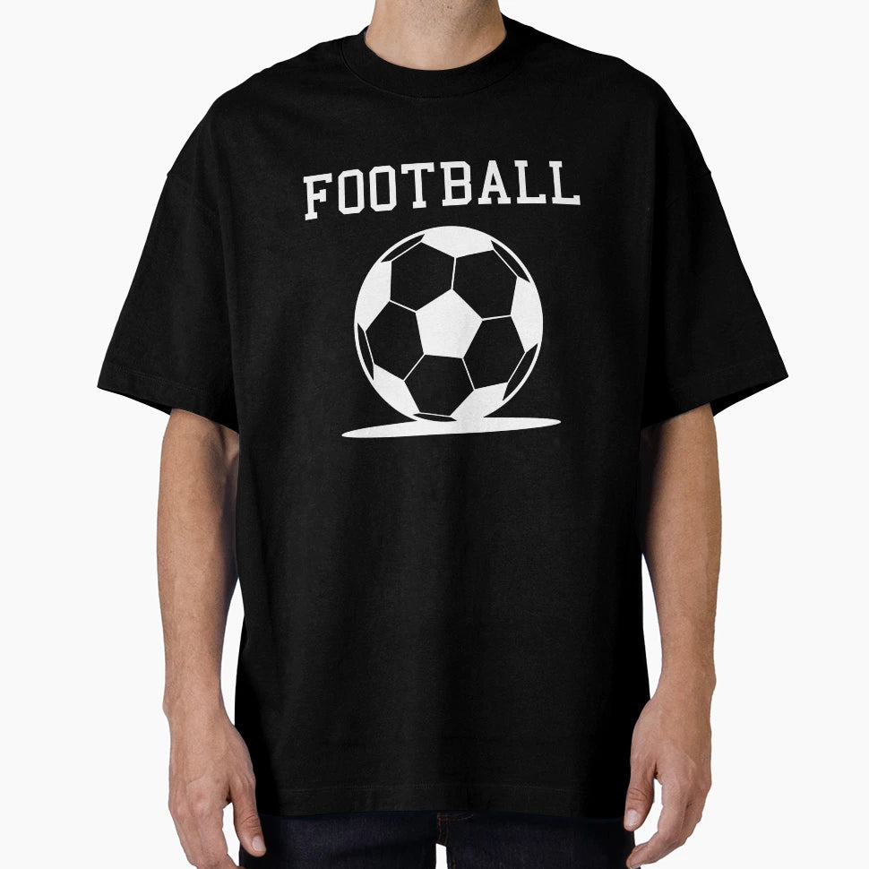 Real Football Wht T-Shirt - Graphic Print Unisex - T-Shirt, Sweatshirt, Hoodie
