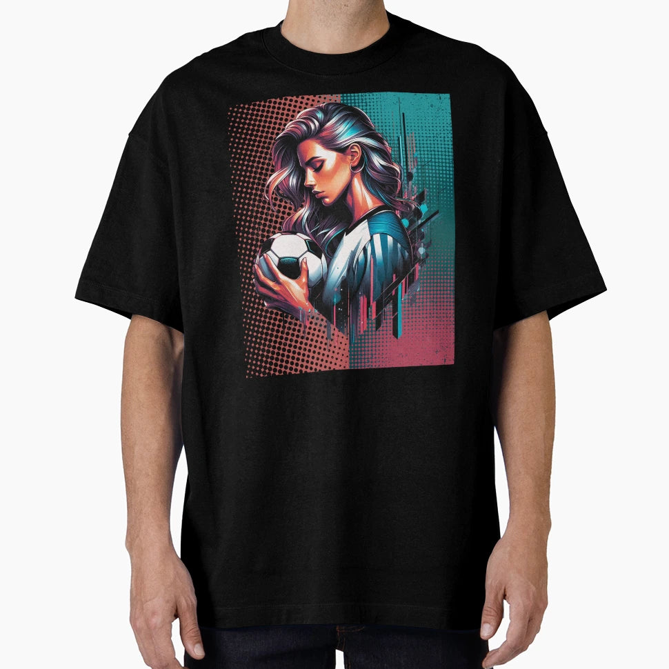 Female Soccer T-Shirt - Unique Graphic for Adults - T-Shirt, Sweatshirt, Hoodie