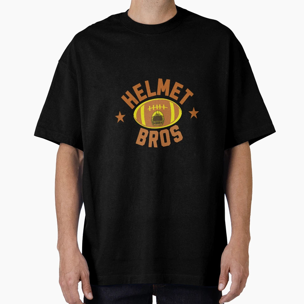 American Football Helmet Bros T-Shirt - Novelty Apparel Unisex - T-Shirt, Sweatshirt, Hoodie
