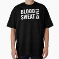 Blood Sweat Tears by GymMotivation - Adult & Kids T-Shirts, Sweatshirts & Hoodies apparel design preview 1