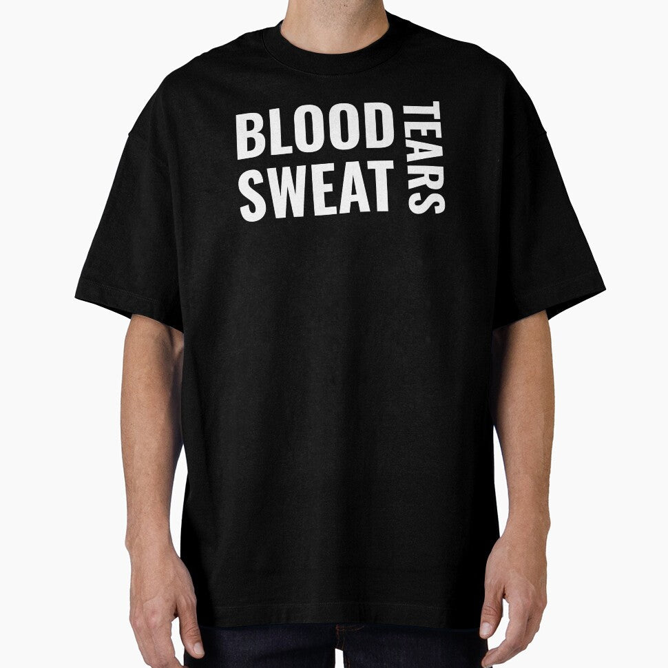 Blood Sweat Tears by GymMotivation - Adult & Kids T-Shirts, Sweatshirts & Hoodies apparel design preview 1