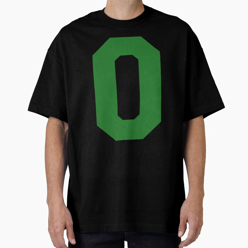 Alphabet Green O Sports Letter O T-Shirt - Graphic Print Men Women - T-Shirt, Sweatshirt, Hoodie