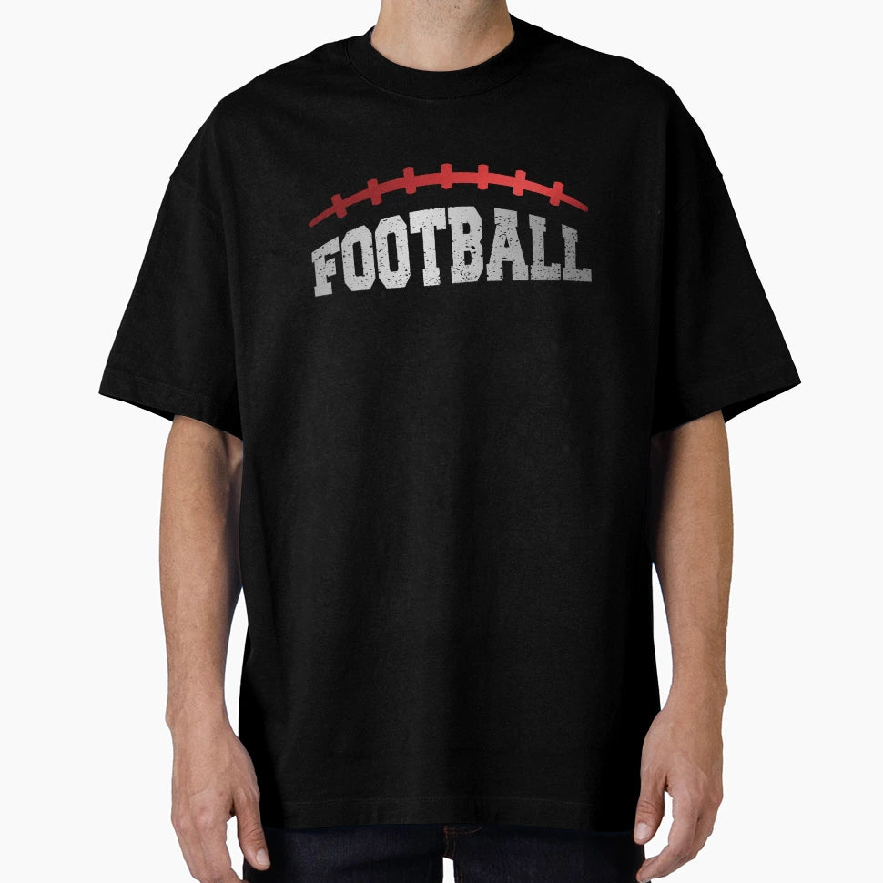 Simple Elegant Football Lace Football T-Shirt - Aesthetic Graphic Unisex - T-Shirt, Sweatshirt, Hoodie
