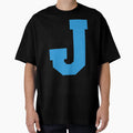 Alphabet Blue J Sports Letter J T-Shirt - Fun Novelty Design Unisex - T-Shirt, Sweatshirt, Hoodie