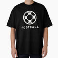Footballer Iconic Football Logo T-Shirt - Minimalist Print Men Women - T-Shirt, Sweatshirt, Hoodie